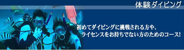 沖縄 体験ダイビング
